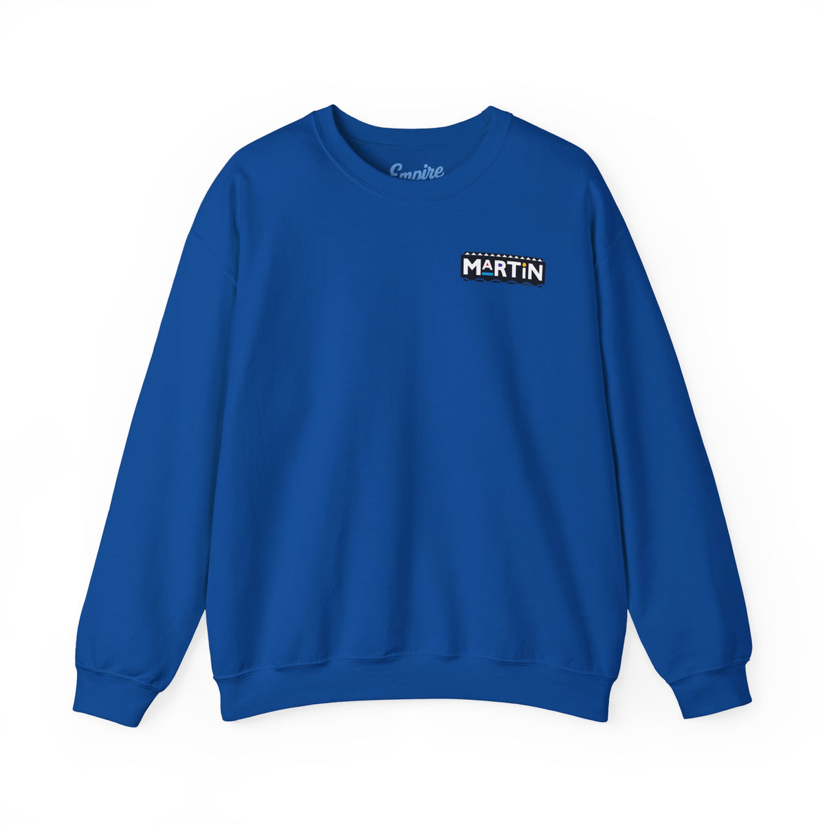Martin Crewneck Sweatshirt — 'Legendary Characters' Retro TV Cast Graphic