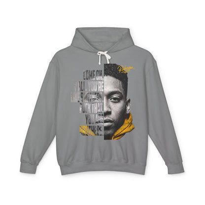 Raheem "Juice" Quote Hoodie – 'Come On Y'all You're Like Brothers' Graphic Hoodie