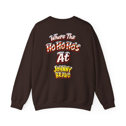 Johnny B 'Sleighin' Hearts' Crewneck Sweatshirt — Where the Ho-Ho-Ho's At