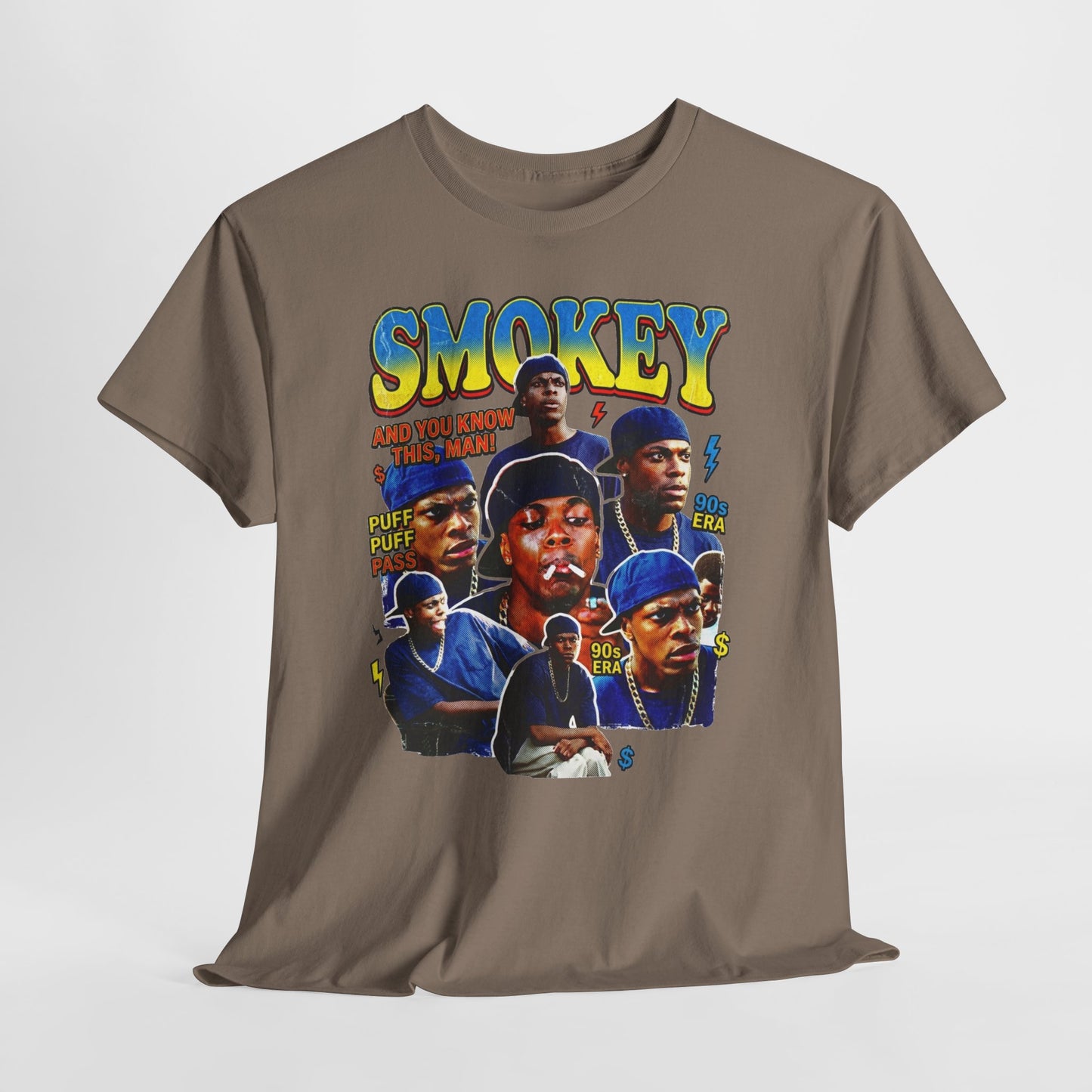 Smokey Collage T-Shirt — Retro Movie Tribute Tee
