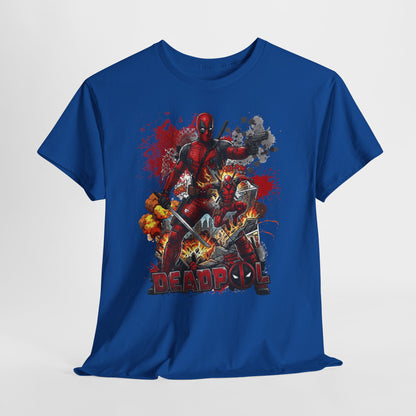 Deadpool Graphic Tee — Comic Action Superhero T‑Shirt