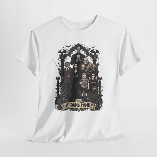 Addams Family Graphic Tee - Vintage Gothic Movie T-Shirt