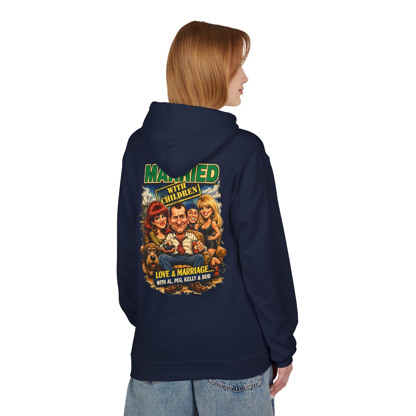 Married with Children Midweight Softstyle Fleece Hoodie