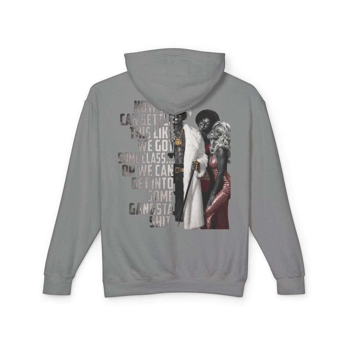Hoodie – “Money Can’t Settle This” Gangster Streetwear Design
