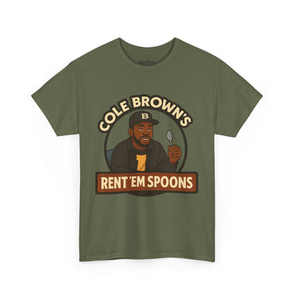 Rent 'Em Spoons Tee, Fun Graphic T-Shirt