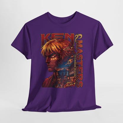Ken Masters Portrait Tee — Retro Street Fighter Graphic T-Shirt