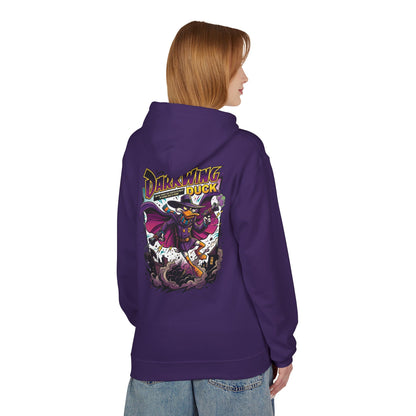 Retro Darkwing Duck Graphic Hoodie | 90s Cartoon Nostalgia