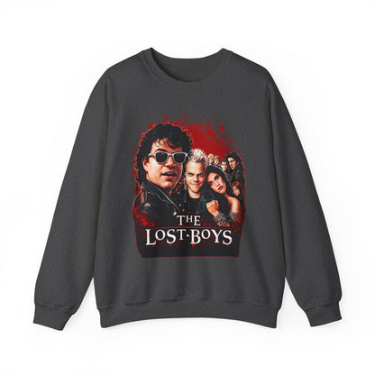 Lost Boys Crewneck Sweatshirt — Vintage Horror Movie Graphic (Welcome to Santa Carla)