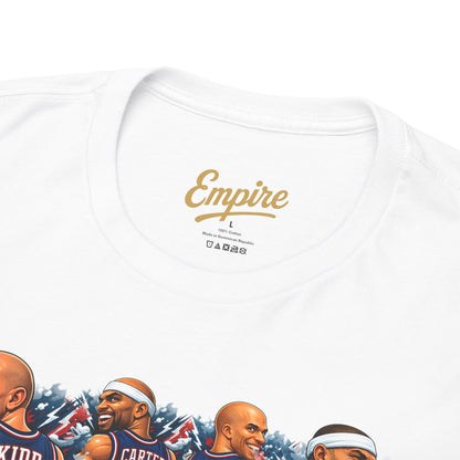 New Jersey Nets Vintage Team Collage T-Shirt — Classic NBA Legends Fan Tee