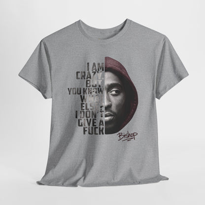 Roland Bishop 'I Am Crazy But You Know What Else I Don't Give A F**k' Hooded Portrait