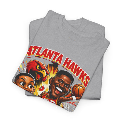 Atlanta Hawks 'Spud & Nique' Graphic Tee — Retro Basketball Fans Shirt