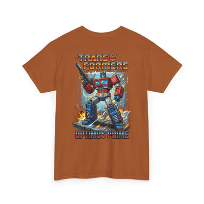Transformers Optimus Prime Graphic Tee — Retro Robot Movie Merch
