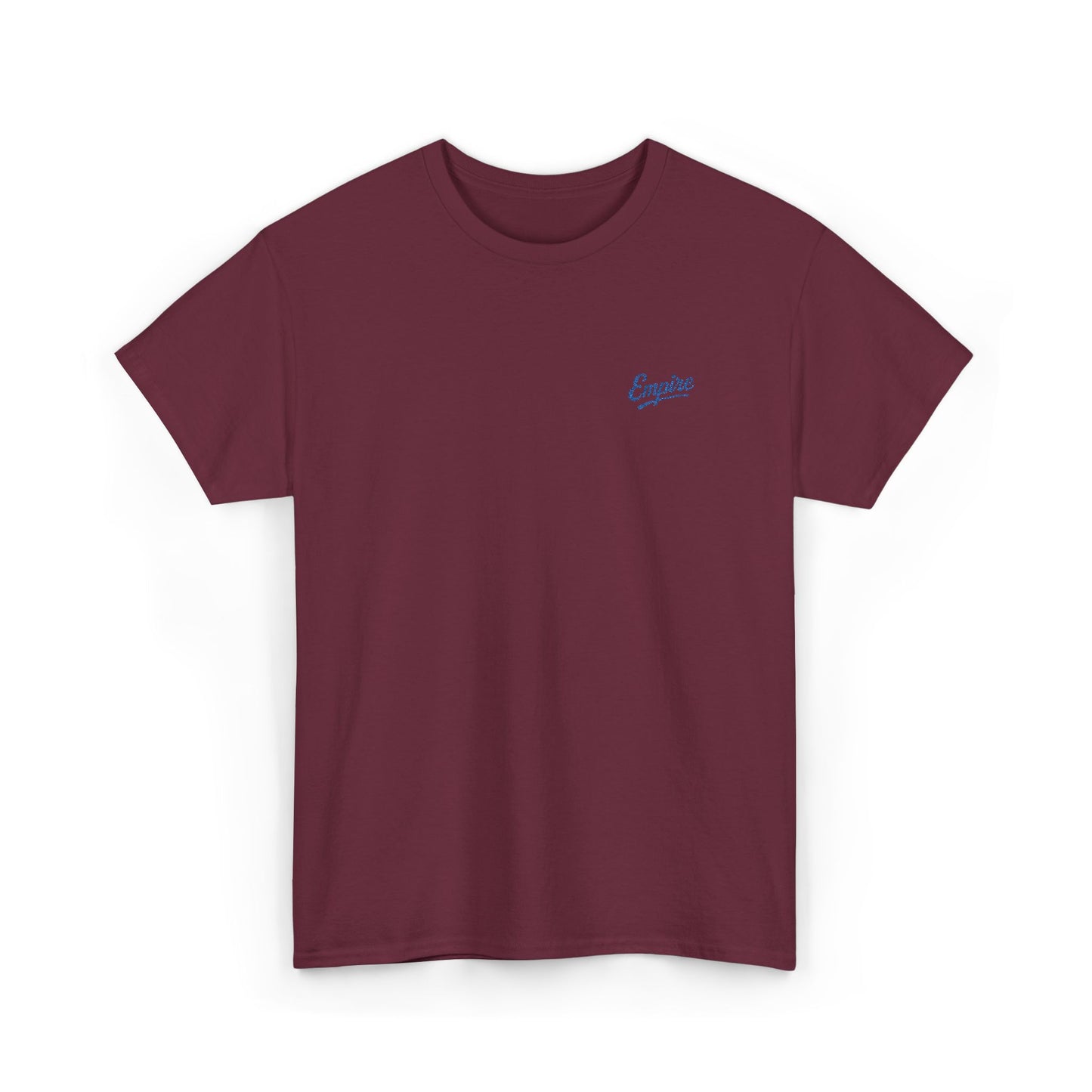 Signature Embroidered Empire Royal Blue Chest Logo T-Shirt
