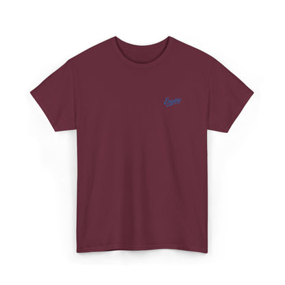 Signature Embroidered Empire Royal Blue Chest Logo T-Shirt