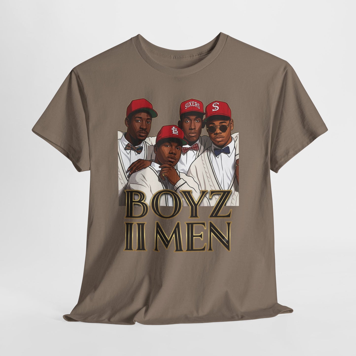 Boyz II Men Classic Portrait Graphic Tee - Retro R&B 90s Style