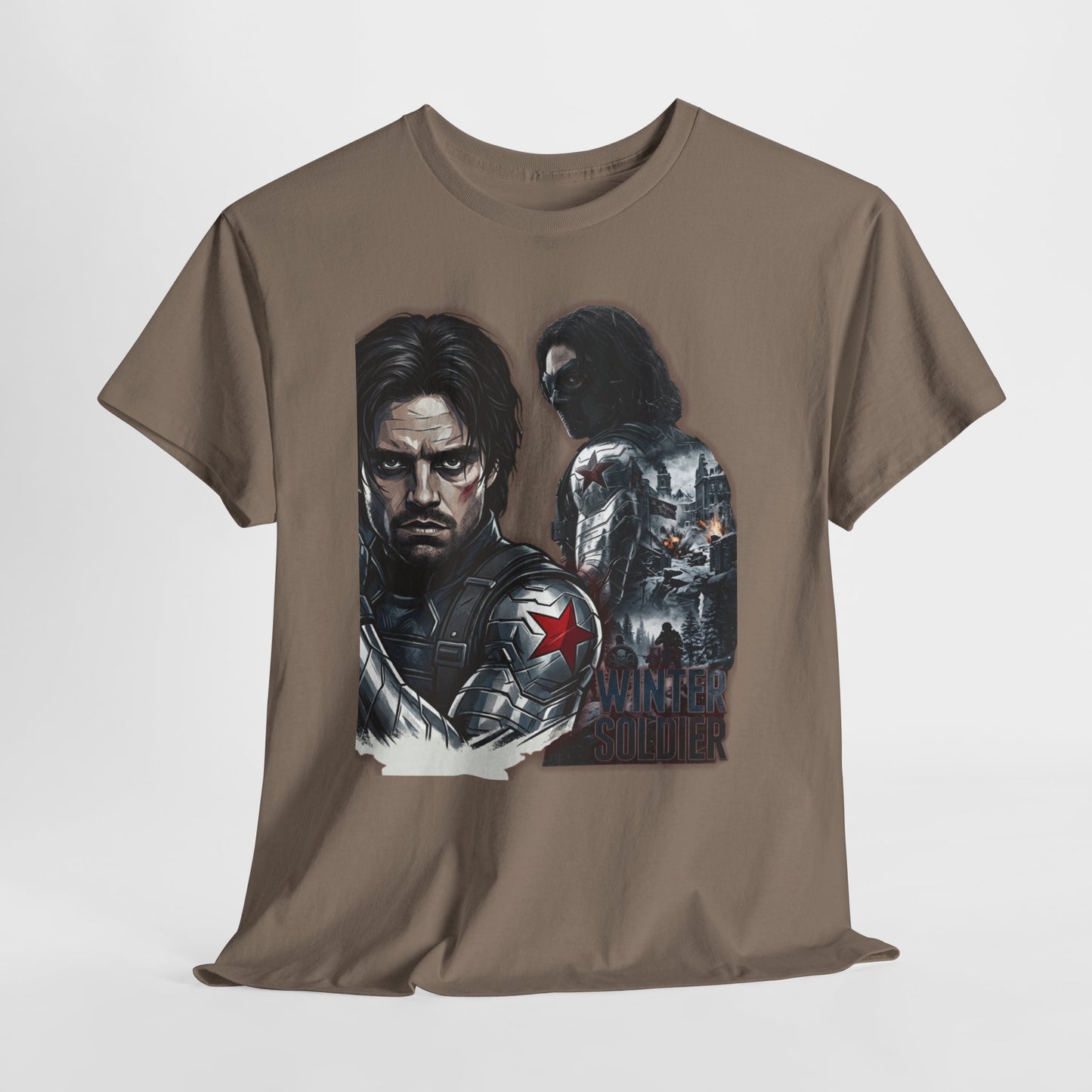 The Winter Soldier - Armored Vigilante Portrait T-Shirt