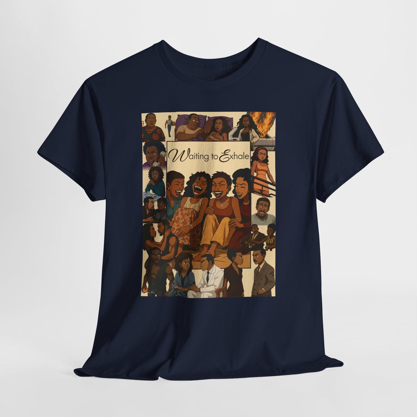 Waiting to Exhale Graphic Unisex Heavy Cotton Tee - Vintage Inspired Apparel for Movie Lovers