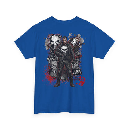 Punisher Graphic Tee — Frank Castle Skull Art Backprint