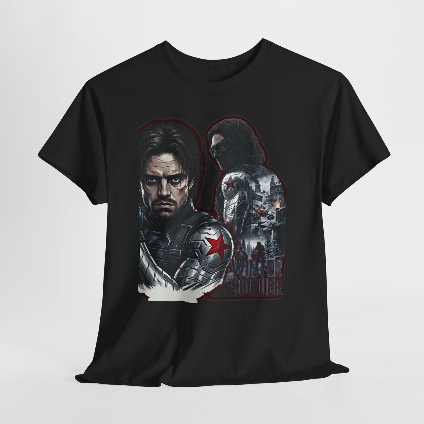 The Winter Soldier - Armored Vigilante Portrait T-Shirt