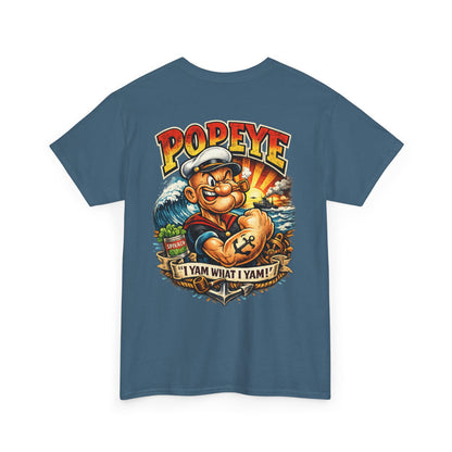 Popeye Graphic Tee — "I Yam What I Yam" Vintage Cartoon T-Shirt