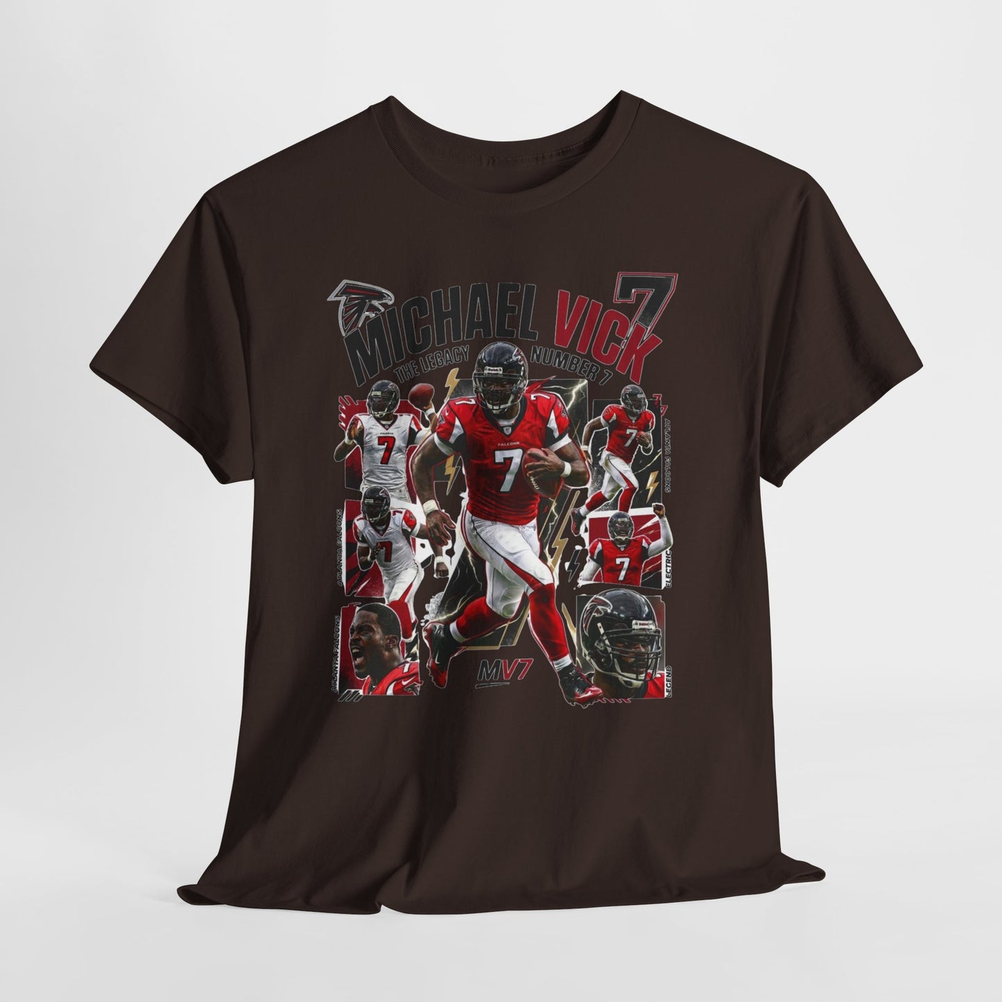 Legendary Number 7 Football Tee — Michael Vick Tribute Shirt
