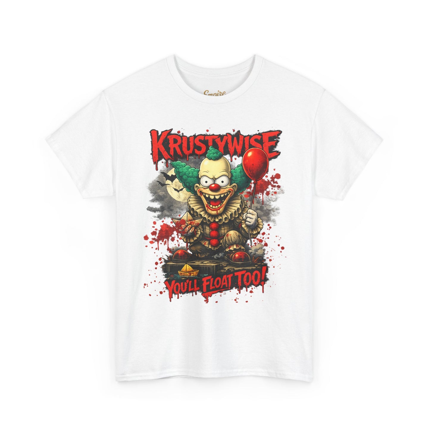 Krustywise "You’ll Float Too" Horror Tee