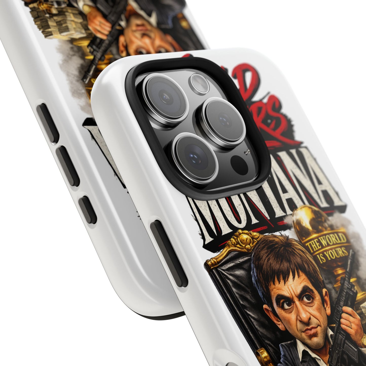Tony Montana "The World Is Yours" Vintage Caricature Tough Phone Case
