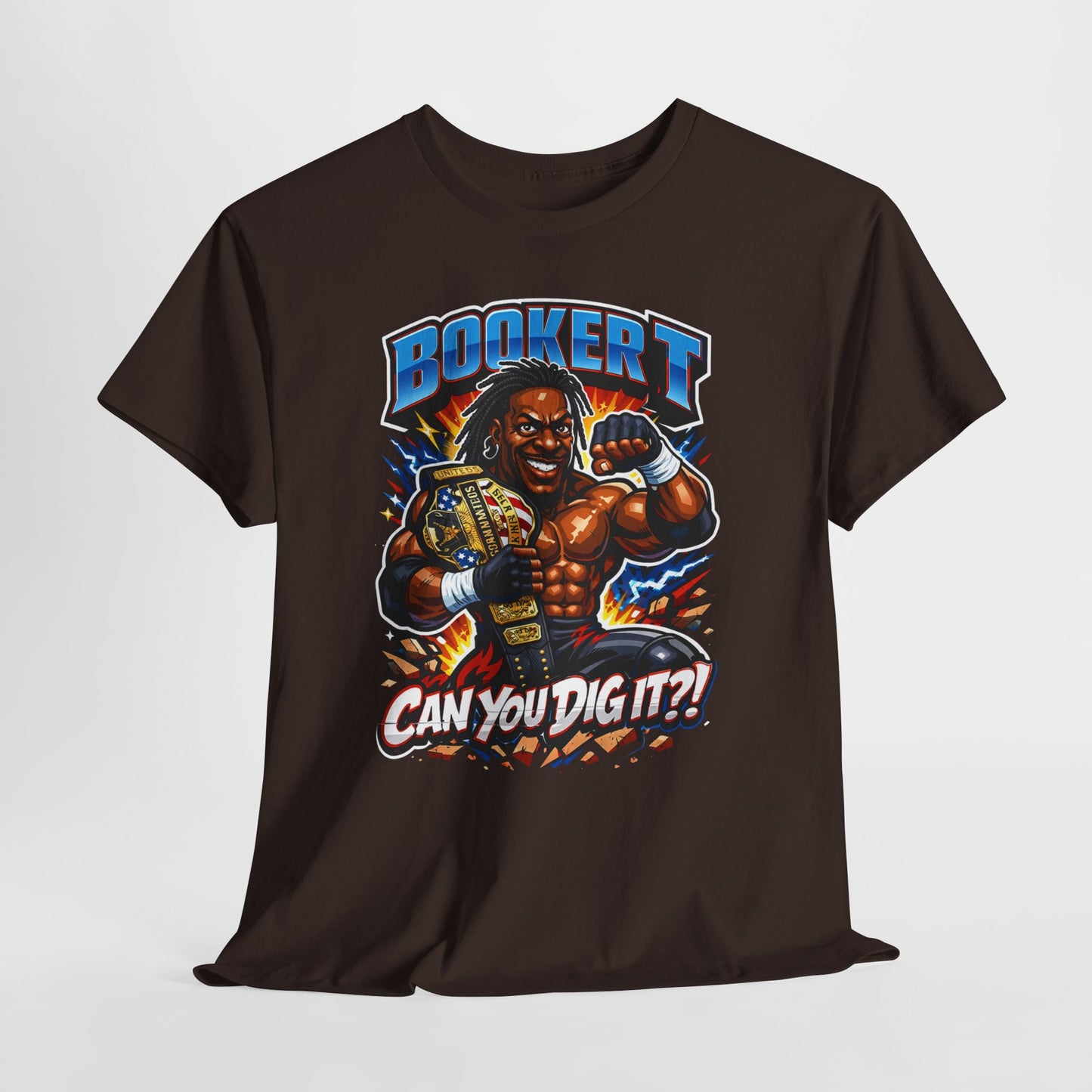 Booker T "Can You Dig It?!" T-Shirt — Retro Pro Wrestler Graphic Tee