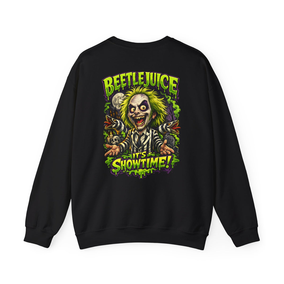 Beetlejuice "It's Showtime" Crewneck Sweatshirt