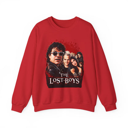 Lost Boys Crewneck Sweatshirt — Vintage Horror Movie Graphic (Welcome to Santa Carla)