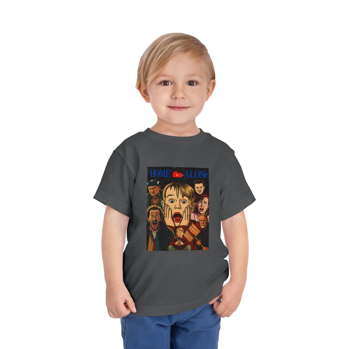 Home Alone Toddler Tee, Kid's Movie Shirt, Funny Kids T-Shirt, Halloween Costume, Birthday Gift for Boys and Girls