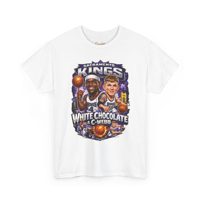 Sacramento Kings 'White Chocolate & C-Webb' Basketball Tee