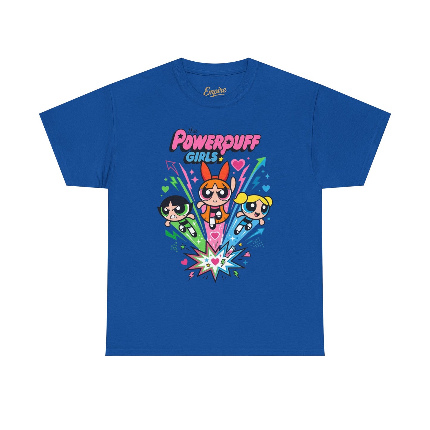 Powerpuff Girls Graphic Tee — Retro Cartoon Team Shirt