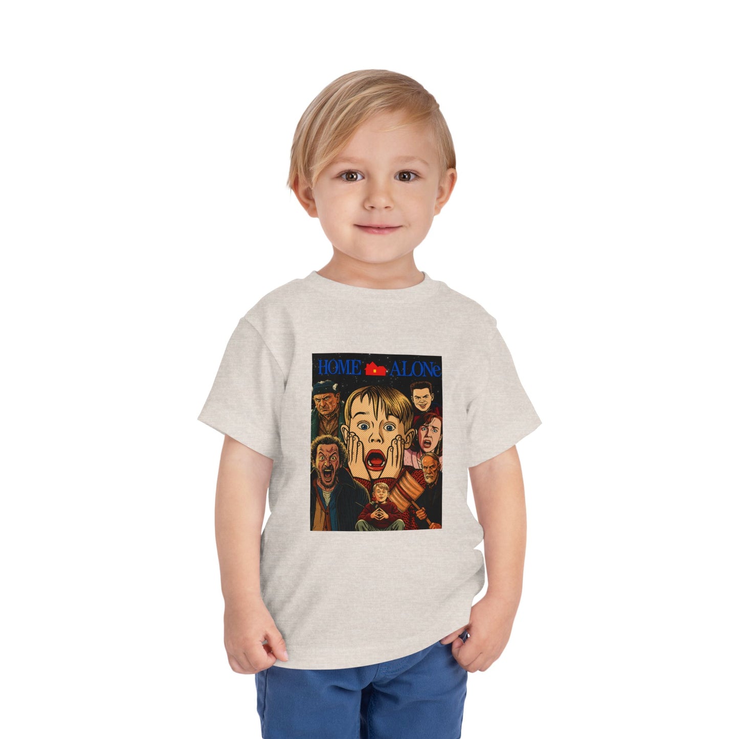 Home Alone Toddler Tee, Kid's Movie Shirt, Funny Kids T-Shirt, Halloween Costume, Birthday Gift for Boys and Girls