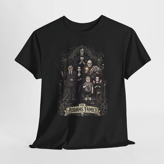 Addams Family Graphic Tee - Vintage Gothic Movie T-Shirt