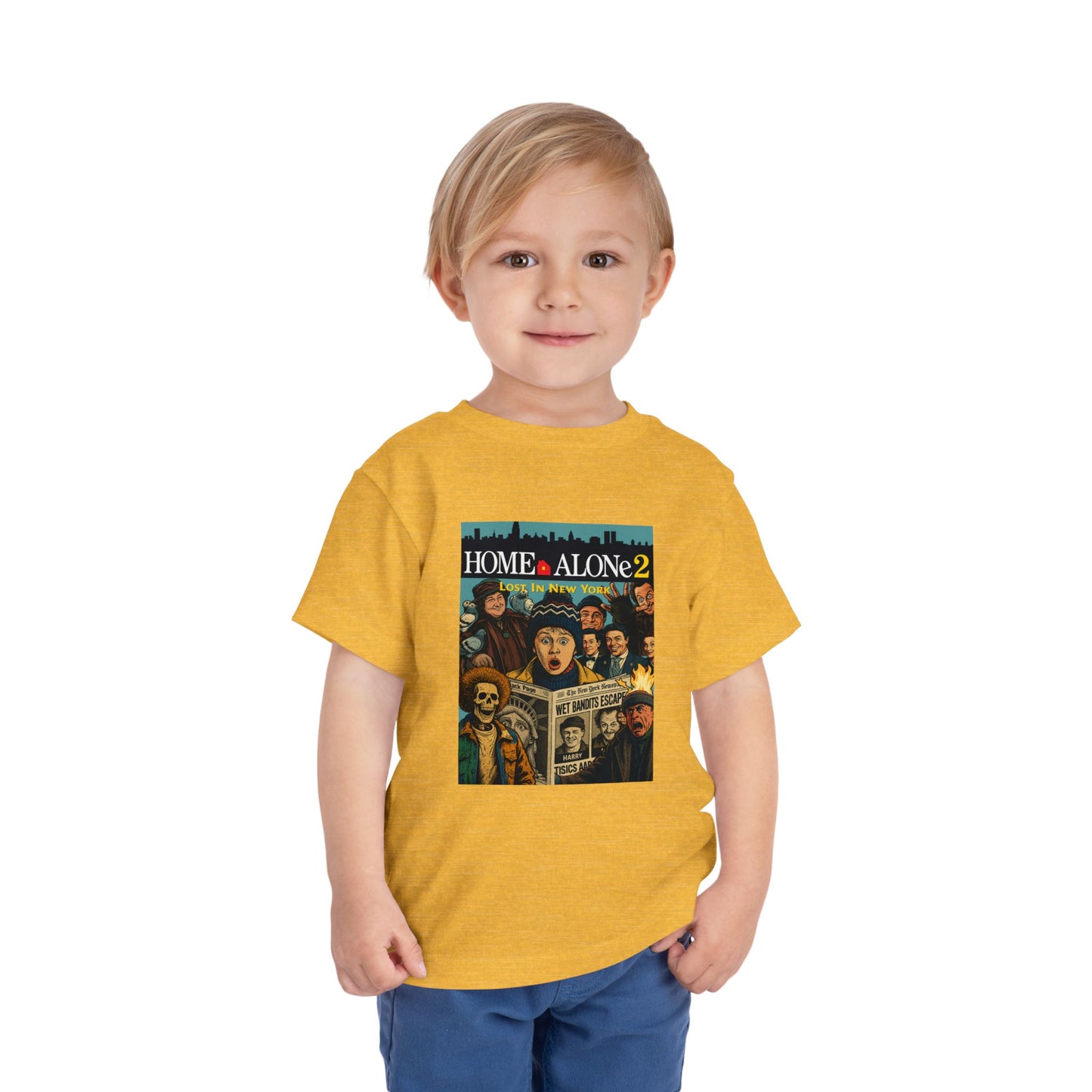 Home Alone 2 Toddler Tee - Fun Kid's Shirt for Movie Fans, Birthday Gift, Playtime, Family Movie Night, Holiday Apparel