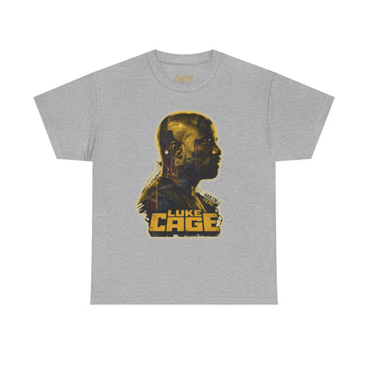 Luke Cage Profile Graphic Tee — Retro Marvel Street Hero T‑Shirt