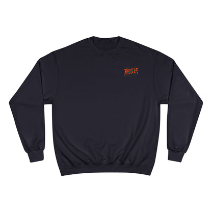 MJ Thriller Graphic Sweatshirt — Retro Zombie Dance Crew Back Print