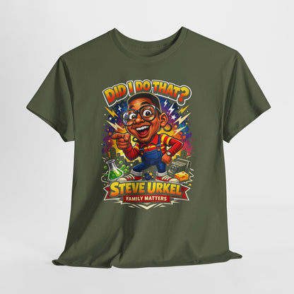 Did I Do That? Steve Urkel Tee – Retro 90s Family Matters Graphic Shirt