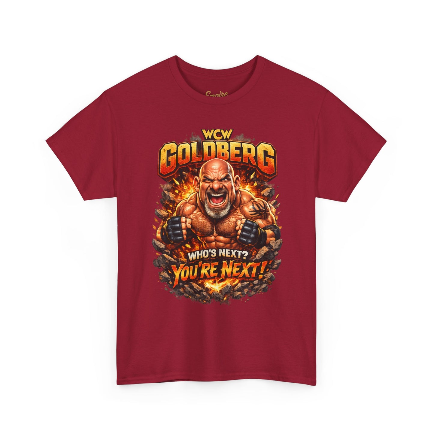 WCW Goldberg 'Who's Next? You're Next!' T-Shirt – Retro Wrestling Fan Tee