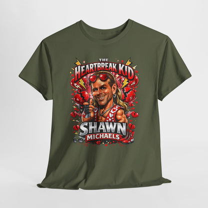 Shawn Michaels "Heartbreak Kid" Graphic Tee - Retro Wrestling Fan Shirt
