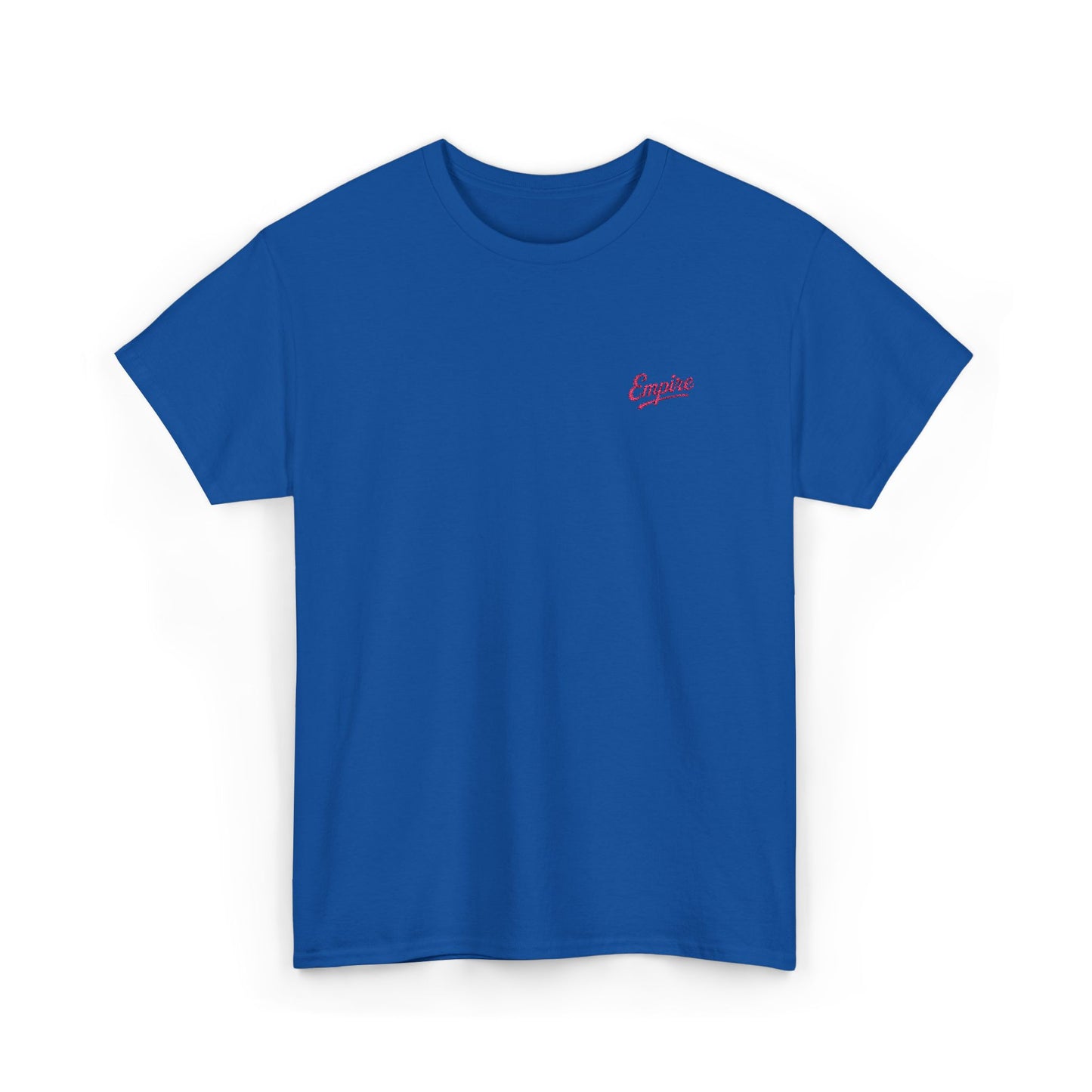 Signature Embroidered Empire Pink Chest Logo T-Shirt