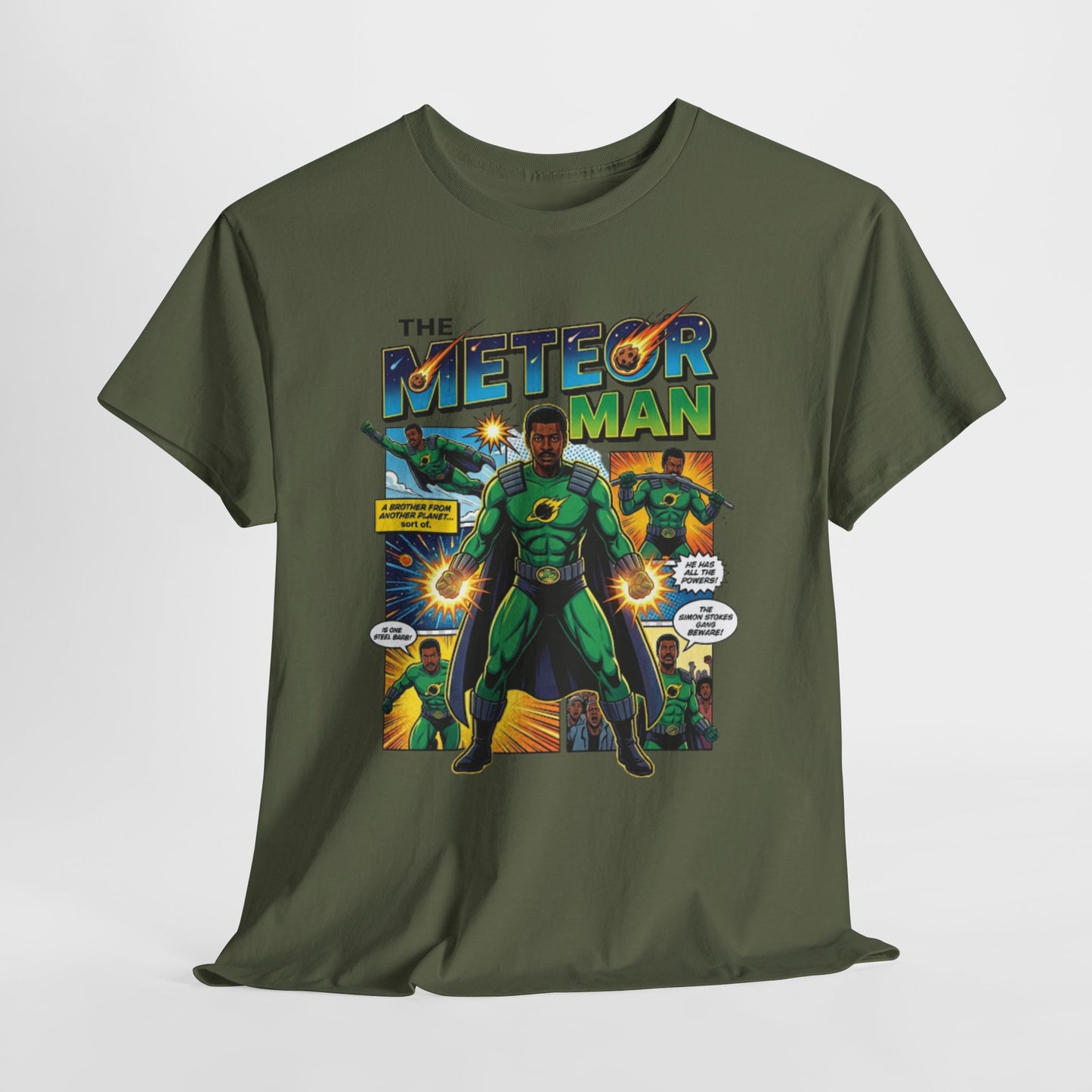 Meteor Man - Superhero Graphic Tee for Comic Fans