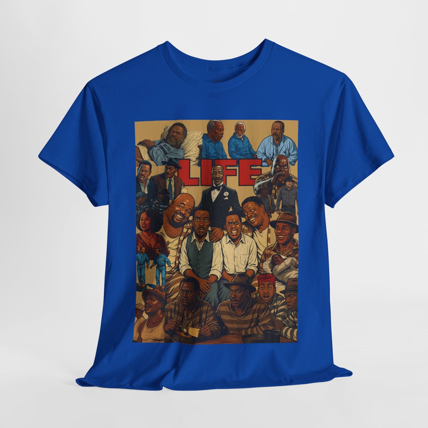 Retro Life Graphic Tee, Unisex Heavy Cotton T-Shirt, Vintage Style Shirt, Casual Wear, Unique Gift Idea