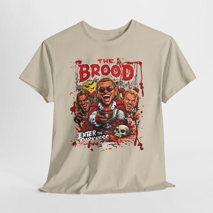 The Brood Horror Band Tee — “Enter the Darkness” Graphic T-Shirt