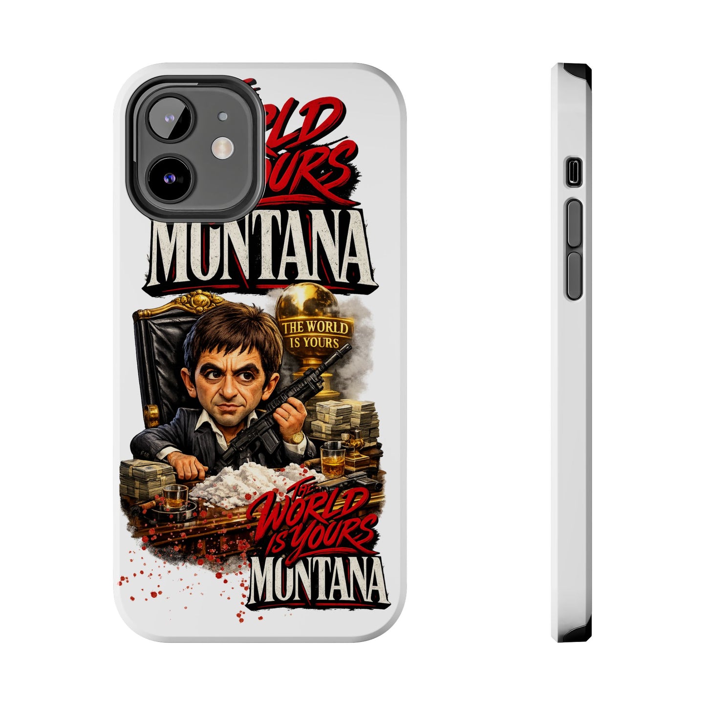 Tony Montana "The World Is Yours" Vintage Caricature Tough Phone Case