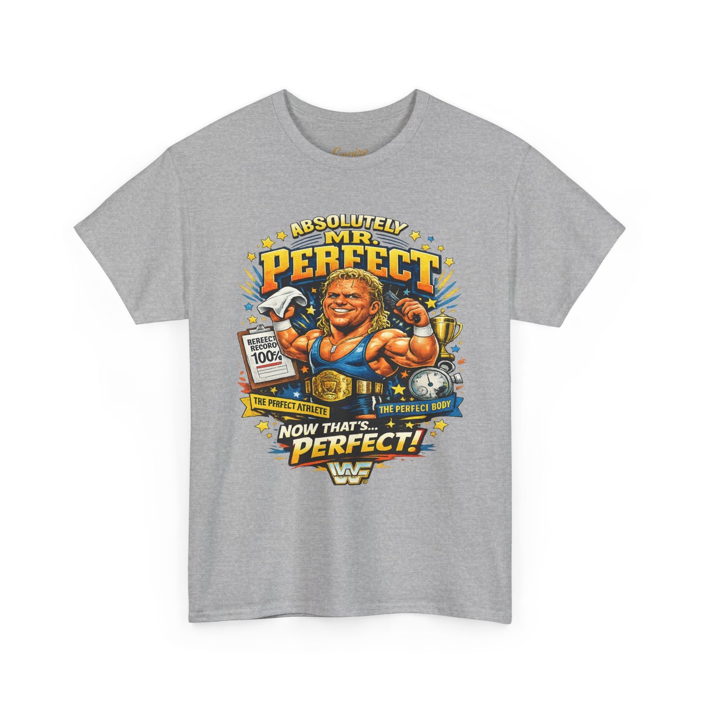 Retro Wrestling 'Mr. Perfect' Graphic Tee — Vintage WWF Wrestling Shirt
