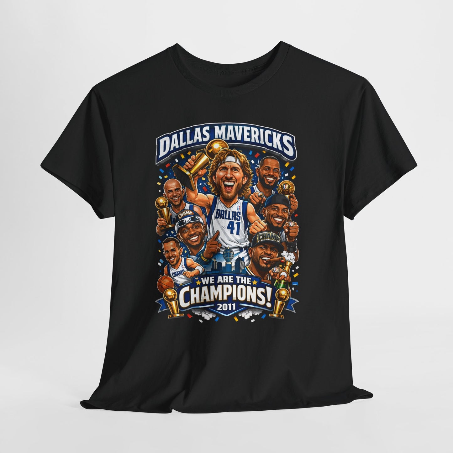 Dallas Mavericks Champions Tee – “We Are The Champions” Basketball Fan Shirt