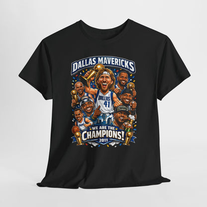 Dallas Mavericks Champions Tee – “We Are The Champions” Basketball Fan Shirt