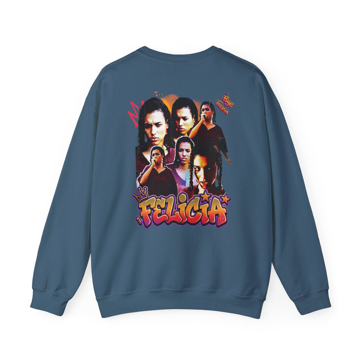 Bye Felicia Vintage Portrait Crewneck Sweatshirt